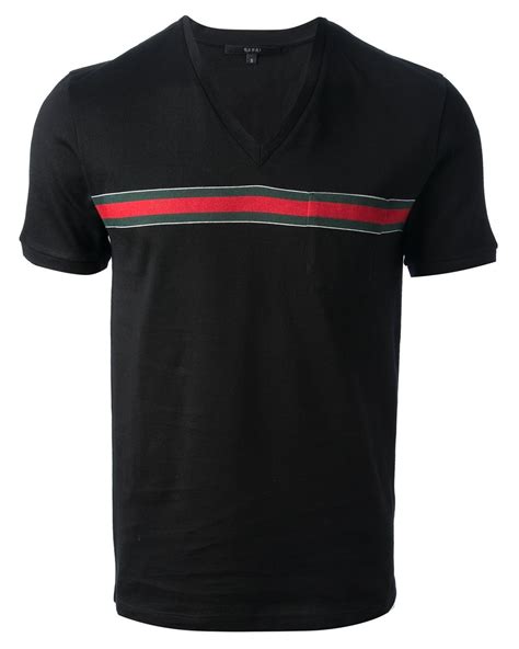 gucci v neck t shirt